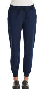 Womens Full Waistband Jogger Pant by Maevn (Regular) XXS-3XL / Navy